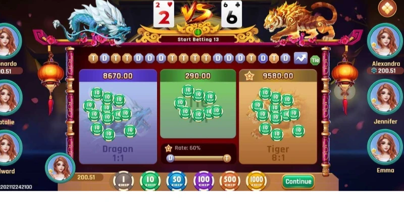 Rồng Hổ là gì? Trò chơi bài đối kháng cực nhanh